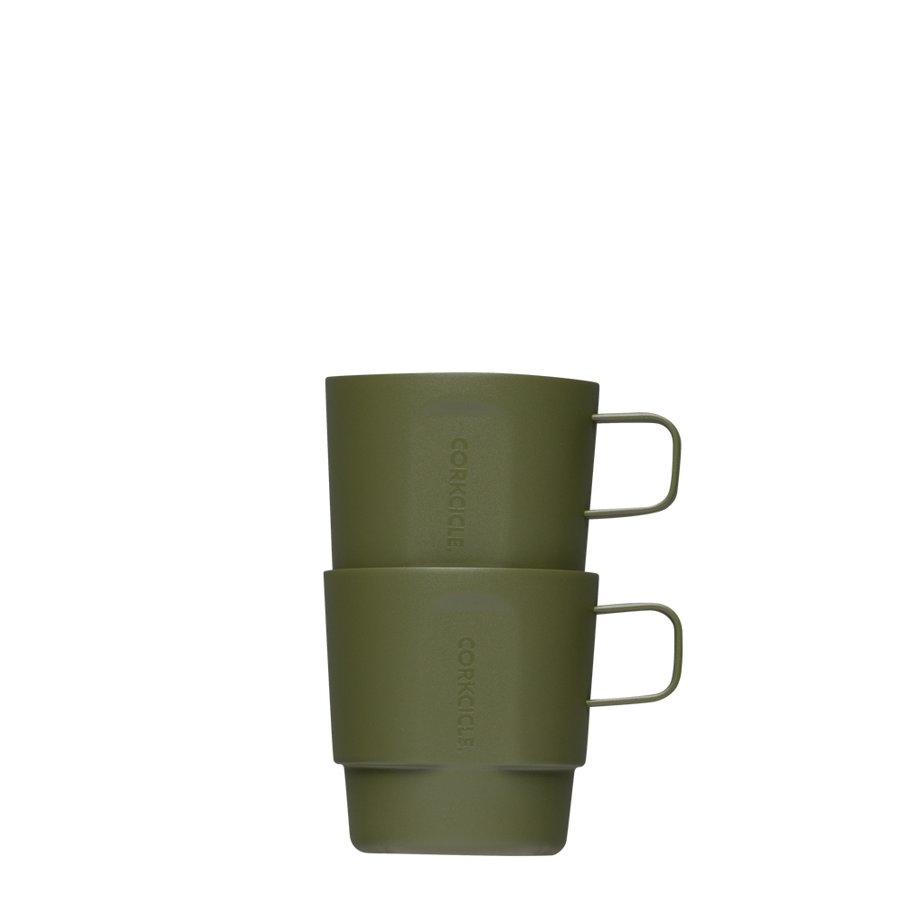 Cafe Stacker Set (2) - Home Refill Y8 - 6oz / Olive