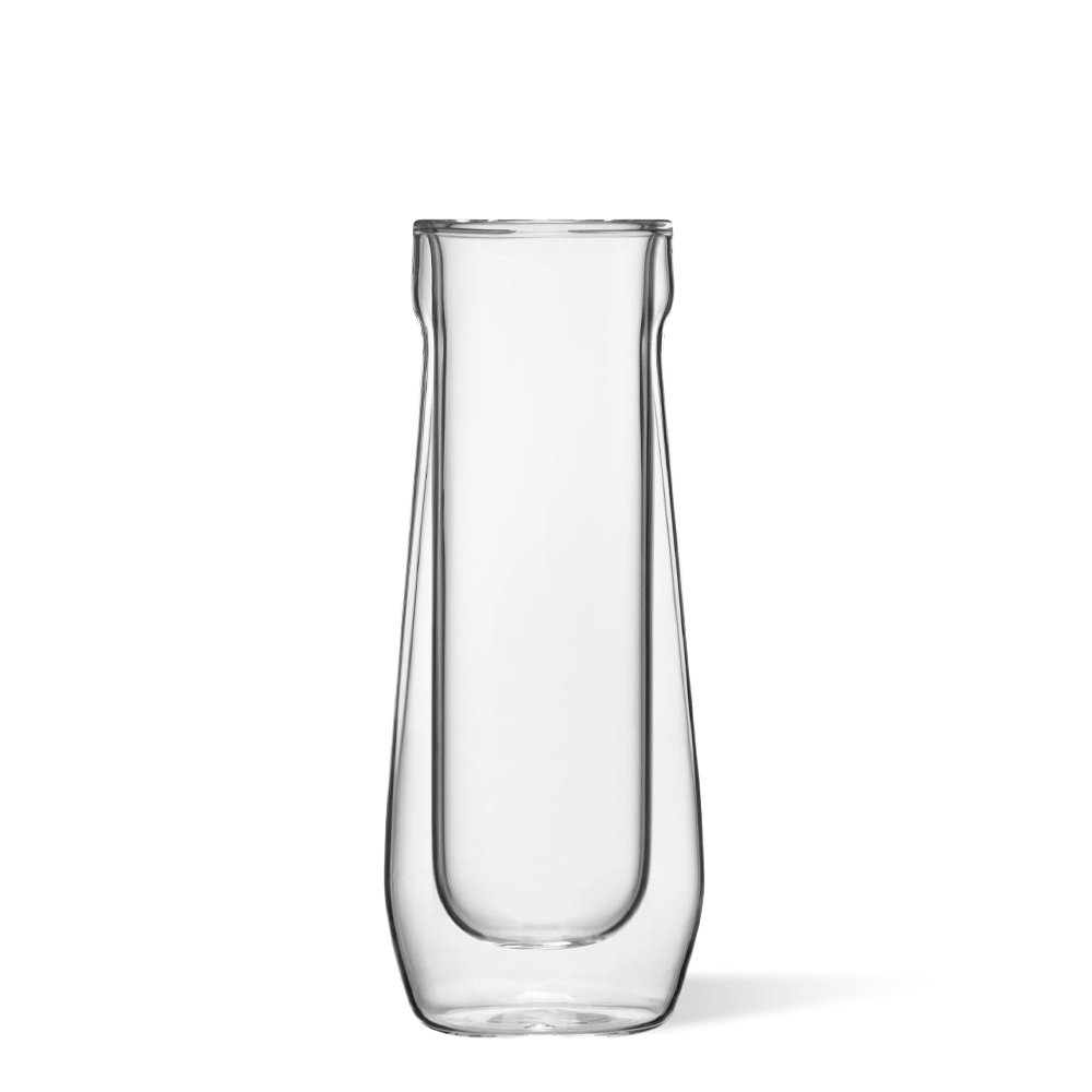 Stemless Flute Glass Set (2) - Smooth Choice O5