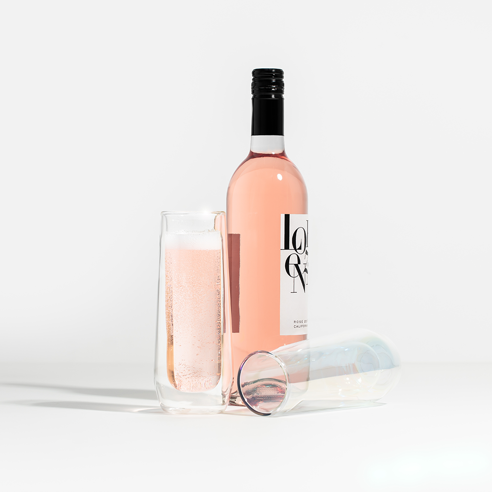 Stemless Flute Glass Set (2) - Smooth Choice O5