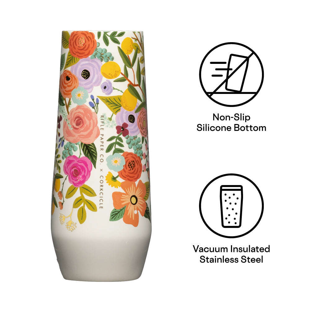 Rifle Paper Co. Stemless Flute - Durable Choice O5