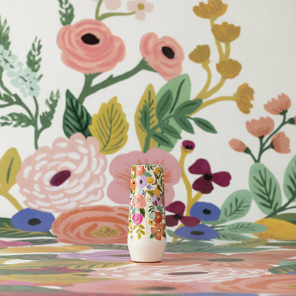 Rifle Paper Co. Stemless Flute - Durable Choice O5