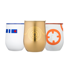 Star Wars TM Droids Stemless Set (3) - Smooth Beverage I1