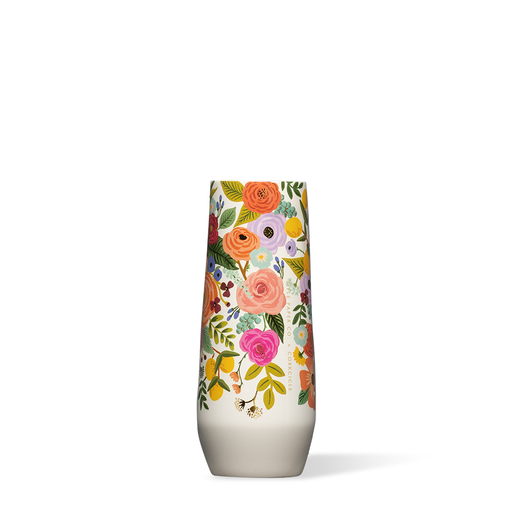 Rifle Paper Co. Stemless Flute - Durable Choice O5