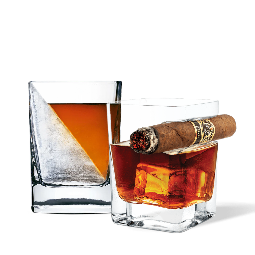 Whiskey Wedge + Cigar Glass Bundle - Clean Whiskey Z6 - Default Title